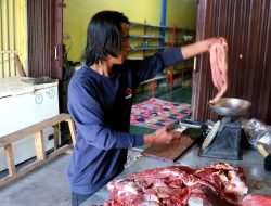 Daging Sapi di Pasar Wamena Tersedia dan Cukup