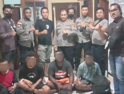 Kedapatan Bawa Ganja, Polsek KPL Jayapura Tangkap 4 Calon Penumpang Kapal