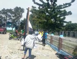 Tulisan Kantor Gubernur Provinsi Papua Pegunungan Dirusak Oknum