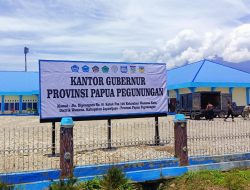 Aparat Keamanan Ditempatkan Jaga Kantor Provinsi Papua Pegunungan