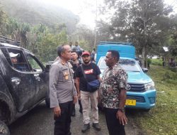Berawal Laka Lantas, Masyarakat Distrik Wollo Palang Akses Jalan Wamena-Kobakma
