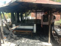 Akibat Miras, Anak Bakar Kios Milik Orang Tua di Wamena