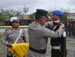 Kapolres Jayawijaya Pimpin Apel Gelar Pasukan Ops Keselamatan Cartenz 2023
