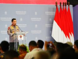 Rakornas BNPB, Kapolri : Langkah Konkret Manajemen Risiko Bencana Sangat Panting