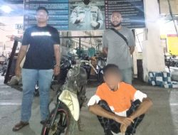 Lagi, Pelaku Pencurian Motor Kembali Dibekuk Polisi Jayapura Kota