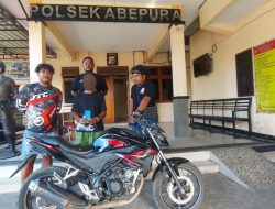 Lagi, Polisi Abepura Bekuk Pelaku Curanmor yang Viral di Medsos