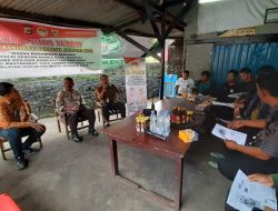 Polsek Japut Bahas Kamtibmas Dan Sosialisasi BPJS Tenaga Kerja