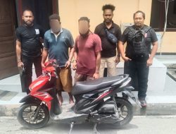Dua Pelaku Pencurian Motor di Kota Jayapura Ditangkap di Sentani
