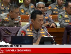 Kapolri Paparkan Realisasi 17 Indikator Kinerja dalam Raker Komisi III DPR