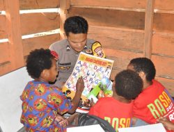 Semangat Juang Anak Putus Sekolah di Jayawijaya dari Rumah Belajar Satgas Rasaka Cartenz