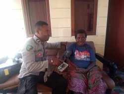 Tim Medis Polri Periksa Kesehatan Masyarakat Intan Jaya, Ada Seorang Ibu Sakit ISPA