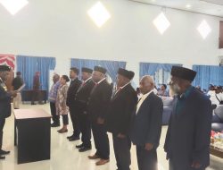 Panpil dan Panwas Pemilihan Anggota MRP Provinsi Papua Pegunungan Tingkat Kabupaten Mamteng Resmi Dilantik