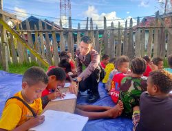 Kemampuan Literasi 31 Anak Putus Sekolah di Pegunungan Bintang Meningkat Berkat Program Si-Ipar