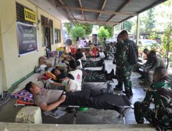 Jelang HUT Bhayangkara 77 Polres Jayawijaya Gelar Aksi Donor Darah