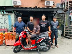 Pelaku Pencurian Motor Anak Dibawah Umur Diciduk Polisi di Entrop