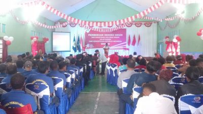 HUT RI 78, Bupati John Banua Bantu Uang dan Satu Unit Mesin Cetak Batu Bata Ke Warga Binaan Lapas Kelas II B Wamena