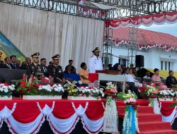 Wakil Bupati Yahukimo Jadi Irup Penurunan Bendera Merah Putih pada HUT RI ke 78
