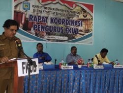 Kesbangpol Mamberamo Gelar Rakor Forum Kerukunan Umat Beragama