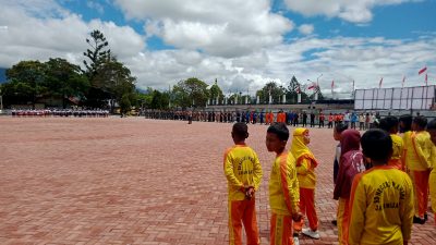 Jelang Upacara HUT RI Ke 78, Pemda Jayawijaya Gelar Gladi Bersih
