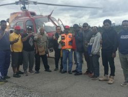 Tim Pemprov Papua Tengah Berhasil Masuk ke Lokasi Bencana Alam di Agandume Puncak