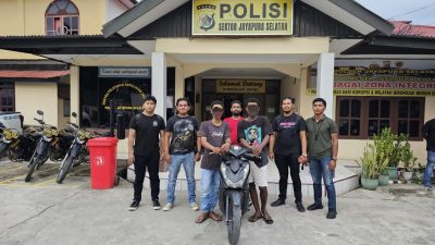 Dua Pelaku Pencurian Motor Diringkus Polisi Jayapura Selatan