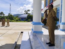 Pimpin Apel Perdana PJ Bupati Manogar Sirait Minta ASN Harus Buat Masyarakat Gembira