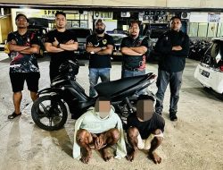 Mencuri Dengan Motor Hasil Curian, Polisi Bekuk 2 Oknum Pemuda