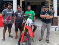 Pelaku Pencurian Motor Diringkus Saat Tenggak Miras