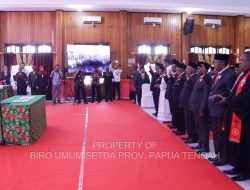 Wamendagri Resmi Lantik Anggota Pokja Agama MRP Provinsi Papua Tengah