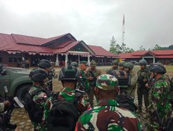 Satgas Ops Damai Cartenz Berikan Jaminan Keamanan Pelantikan Pejabat Eselon di Pegunungan Bintang