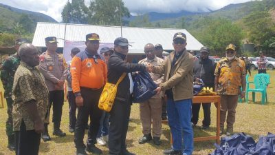 Bencana Alam di Puncak Jaya dan Intan Jaya, Pemprov Papua Tengah Gerak Cepat Kirim Bantuan Tanggap Darurat