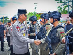 Tiba Di Timika, Asops Kapolri Lakukan Supervisi Kepada Ops Damai Cartenz-2024