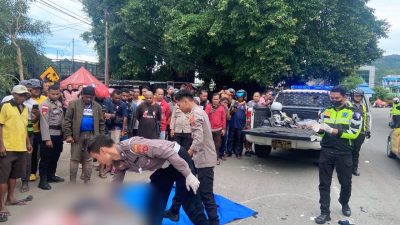 Laka Maut di Depan Kantor Gubernur Papua Motor vs Motor 1 Meninggal