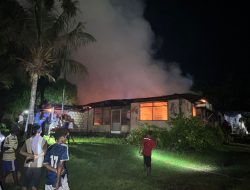 Nyalakan Lilin Gegara Kehabisan Token, Picu Kebakaran dan Hanguskan Dua Unit Rumah di Abepura