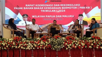 PBB-KB Triwulan I 2024, Pertamina Patra Niaga Regional Papua Maluku Setor Bagi Hasil Rp27,51 Miliar ke Pemerintah Provinsi Papua Barat