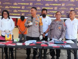 Kapolresta : Pengiriman Sabu Sebanyak Setengah Kilogram, Awalnya Pelaku Hanya Pesan Seharga Satu Juta Rupiah