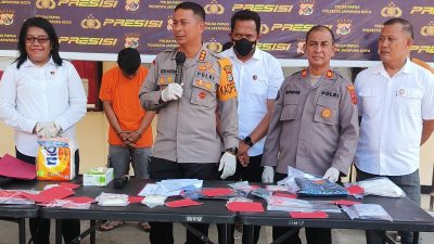 Kapolresta : Pengiriman Sabu Sebanyak Setengah Kilogram, Awalnya Pelaku Hanya Pesan Seharga Satu Juta Rupiah