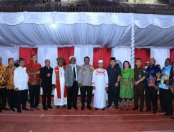 Kasdam XVII/Cenderawasih Menghadiri Ibadah Akbar Lintas Agama Sambut Pilkada Damai Di Tanah Papua 2024