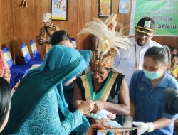 Ketua TP PKK Papua Pegunungan Tinjau Posyandu di Mamteng, Fokus pada Penanganan Stunting