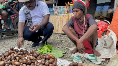Maximus Tipagau Tegaskan Komitmen untuk Pedagang Pasar Timika: Aspirasi Mama-Mama Papua Akan Terwujud