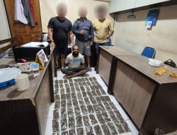 Polresta Jayapura Kota Ungkap Kasus Ganja, WNA Papua Nugini Ditangkap