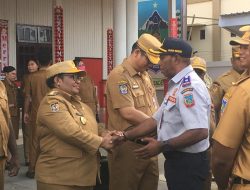 Ini Pesan Ribka Haluk Saat Memimpin Apel Pagi Perdana Tahun 2024 di Lingkungan Pemprov Papua Tengah
