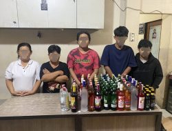 Polresta Jayapura Tertibkan Pedagang Miras Ilegal di Entrop, 54 Botol Diamankan