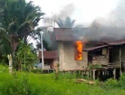 Aksi Teror KKB di Asmat, Warga Sipil Ditembak dan Rumah Dibakar
