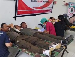 PMI Mamteng Kumpulkan 60 Kantong Darah dari ASN, TNI/Polri dan Masyarakat