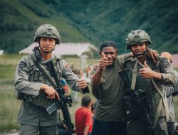 Pasar Kiwirok Kondusif, Satgas Damai Cartenz Kedepankan Pendekatan Humanis Kawal Ekonomi Warga