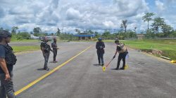 Sikat Habis Jejak Kriminal: Satgas Damai Cartenz-2026 Tuntaskan Olah TKP Penembakan Smart Air di Bandara Koroway Batu