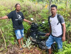 Sakti Karena GPS! Polsek Heram Temukan Motor Curian yang Disembunyikan di Semak-Semak