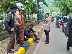 Sasar Generasi Muda, Sat Lantas Polresta Jayapura Kota Sosialisasi Tertib Lalu Lintas Jelang Ramadan
