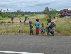 Perkuat Soft Approach, Satgas Damai Cartenz Gelar Patroli Dialogis dan Sambang Warga di Nduga